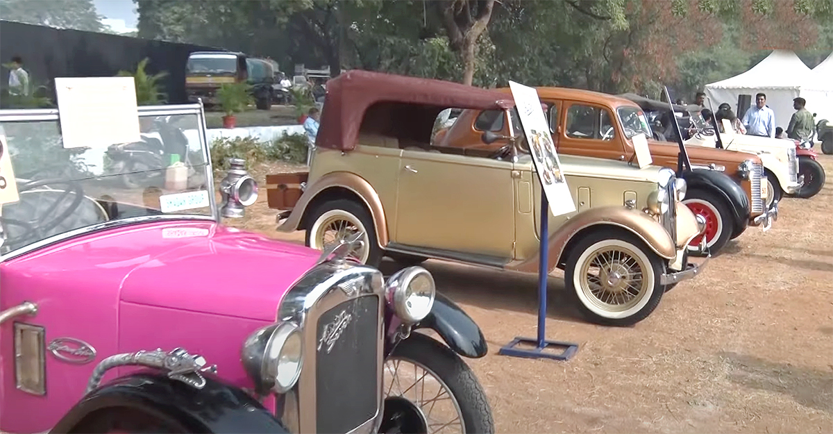 HPS Centenary Vintage Car Show hyderabad public school - Sakshi