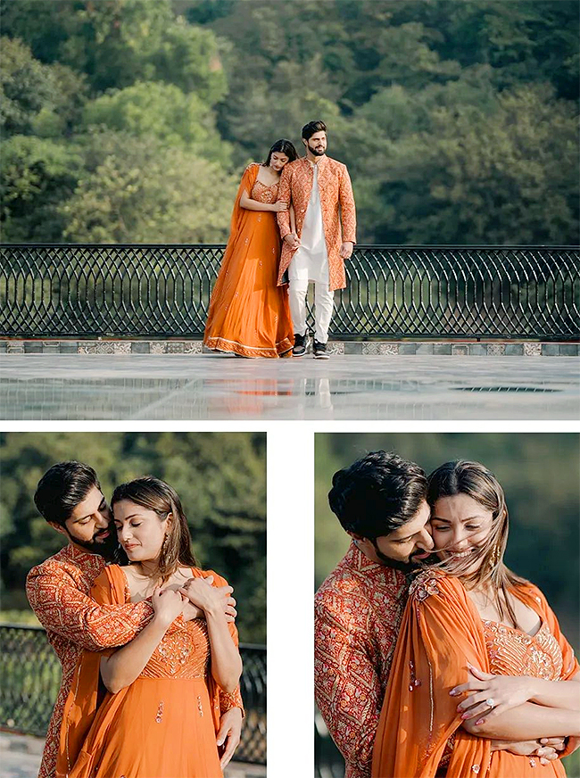 Rati Agnihotris Son Tanuj Virwani Marries Tanya Jacob Pics - Sakshi