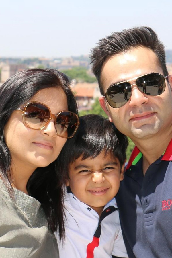 Virat Kohlis Brother Vikas Kohli And Wife Chetna Family Photos - Sakshi