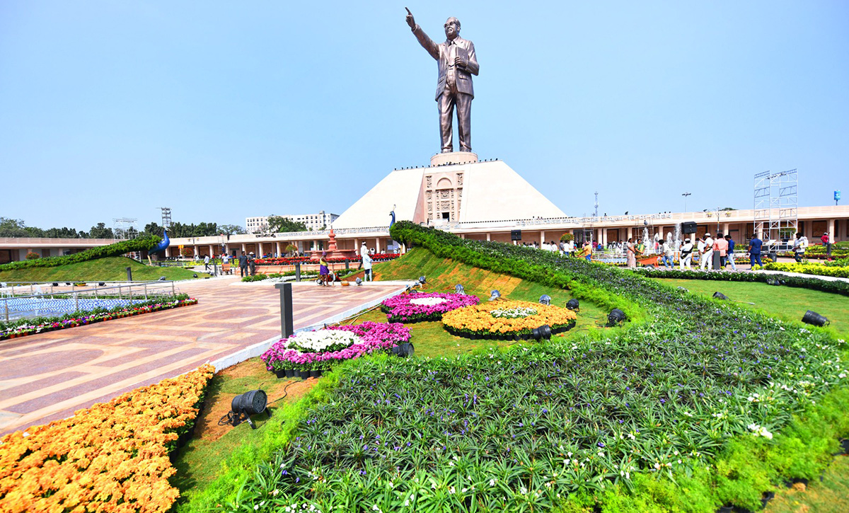 Vijayawada BR Ambedkar Statue Special Photos - Sakshi