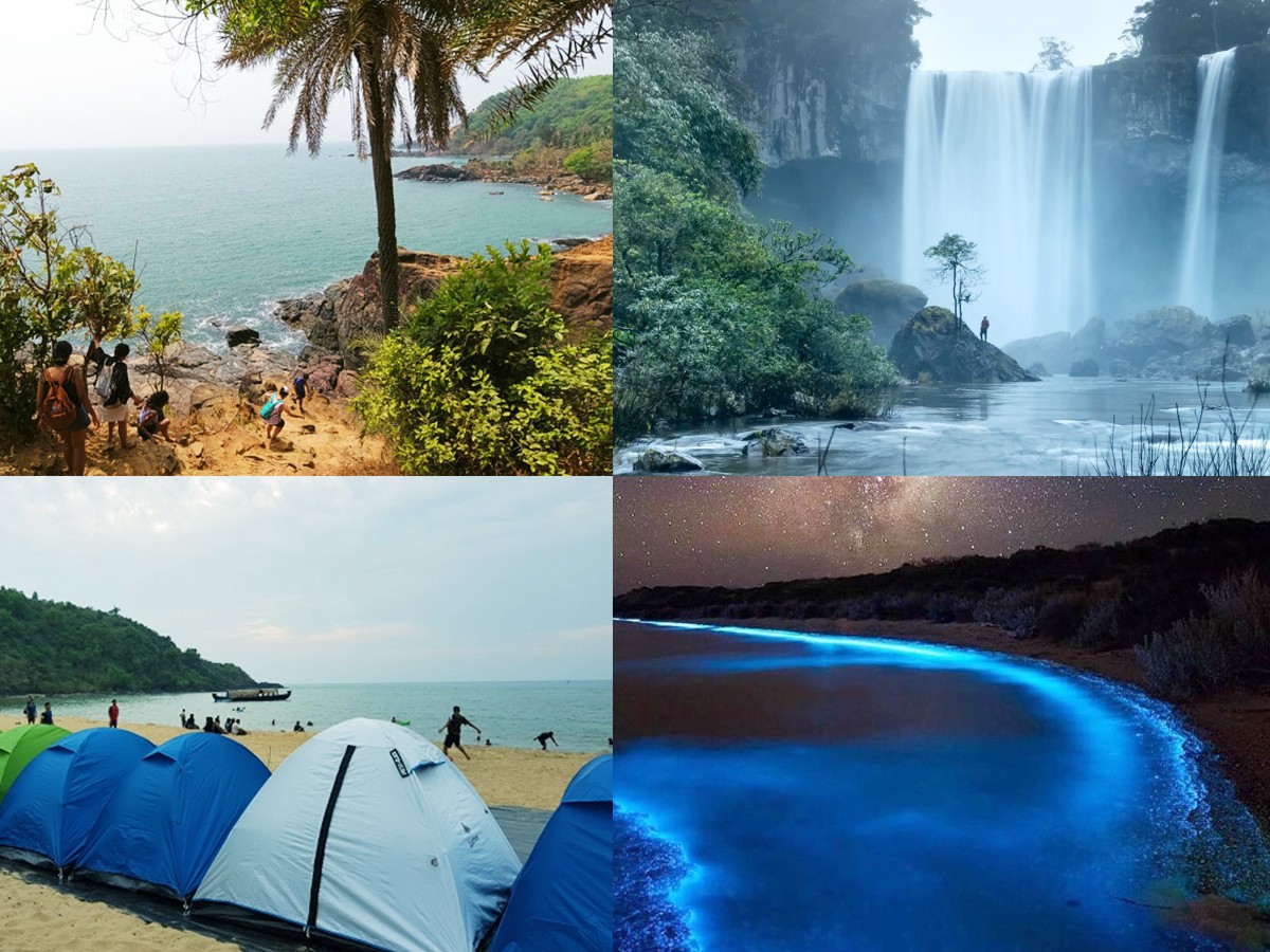 Beach trekking, nature walks, ride to Vibhuti Falls, boating, beachside camping, stargazing. - Sakshi