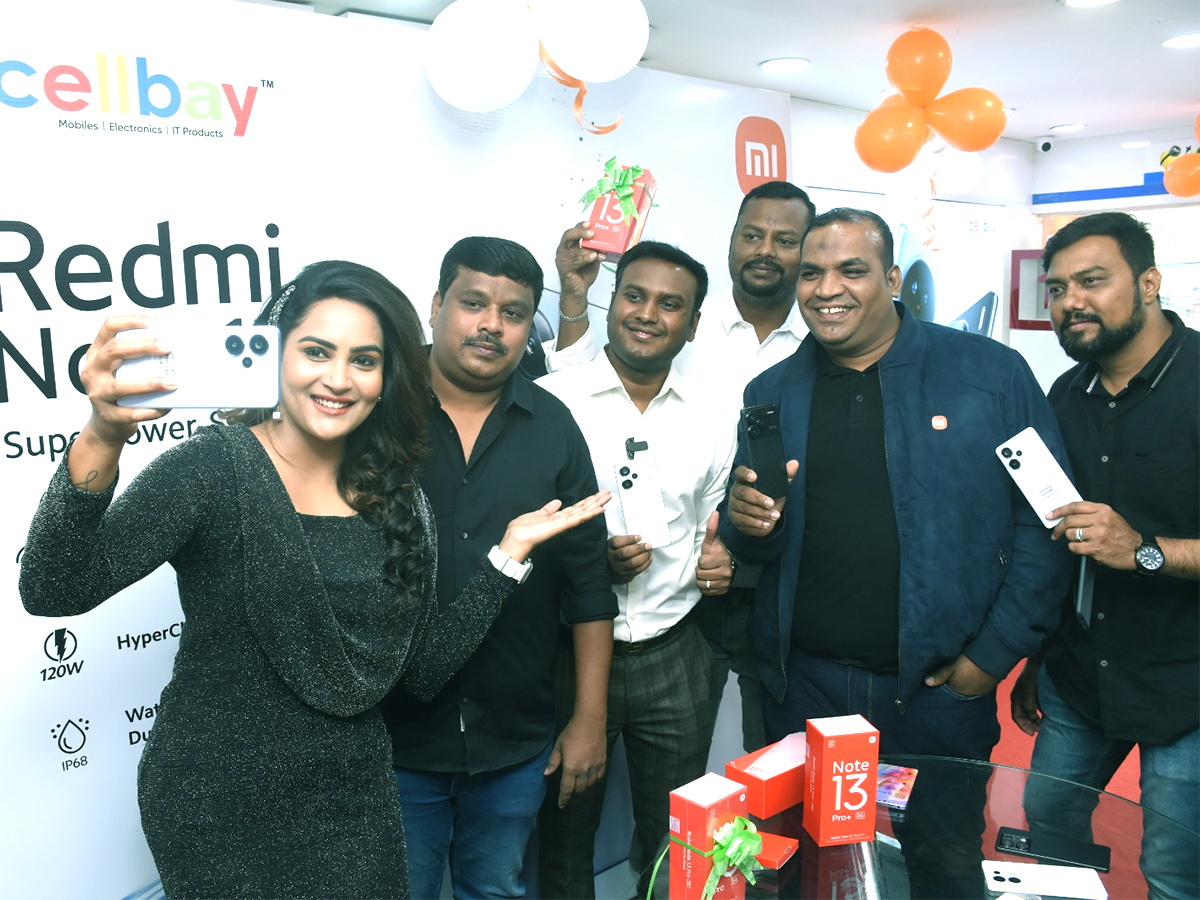 Redmi Note 13 5G Series Launching in Bigg boss fame Himaja - Sakshi