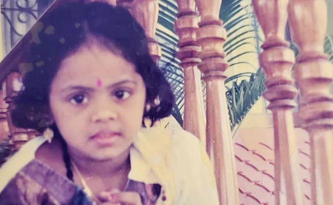 Actress Radha Daughter Karthika Nair Childhood Photos - Sakshi