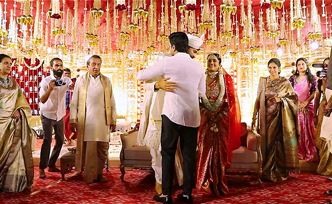 InPics: Akkineni And Mega Family In Producer D Shivaprasad Reddy Son Kailash Reddy Marriage - Sakshi