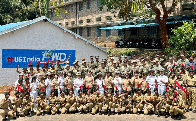 American sailors and marines visits Andhra University Visakhapatnam Photos - Sakshi