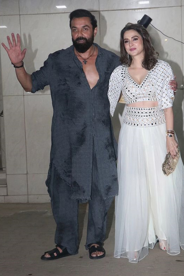 Bobby Deol Wife At Salman Khan EID Party Photos - Sakshi