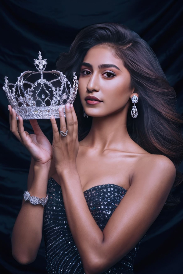 Miss AI Beauty Pageant Top 10 Finalist Zara Shatavari Photos Goes Viral 