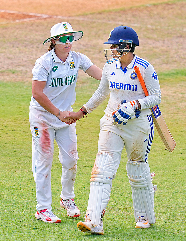 IND-W Vs SA-W Test Cricket Match Photos