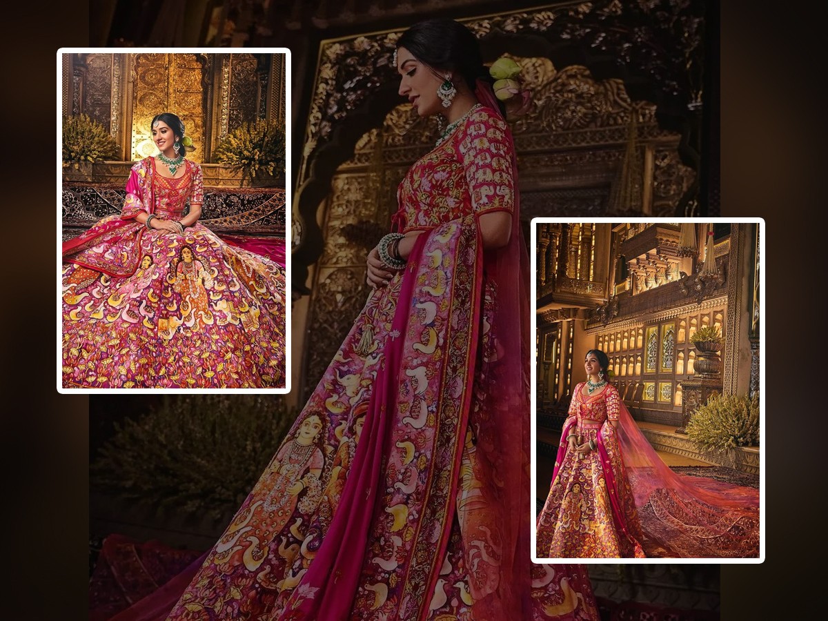 Radhika Merchant Looks Elegant In Handmade Lehenga