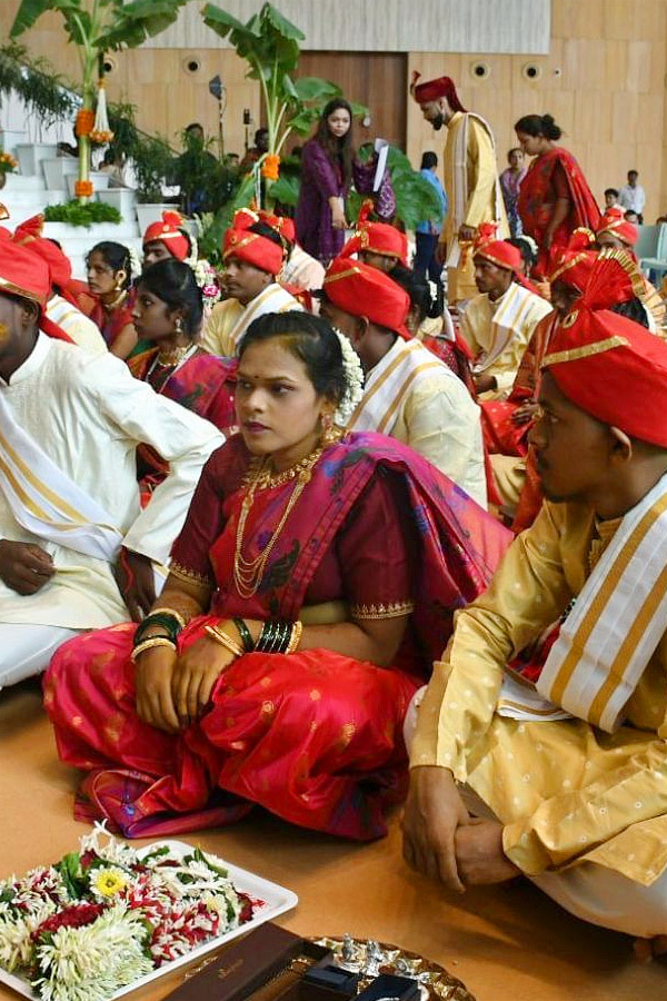 Mass wedding held for over 50 underprivileged couples ahead of Anant Ambani And Radhika Merchant wedding Photos