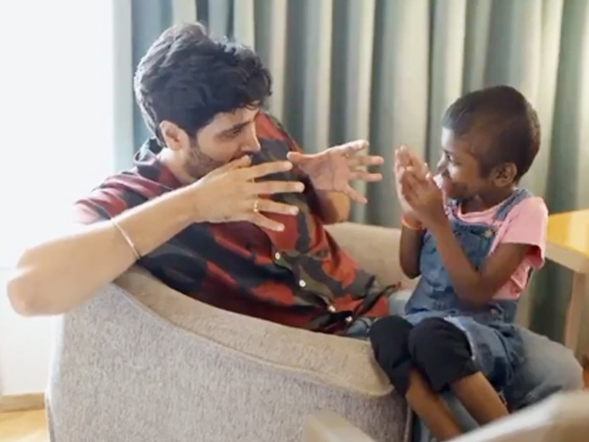 Adivi Sesh Gave Surprise For Baby Girl Who Is Battling Cancer