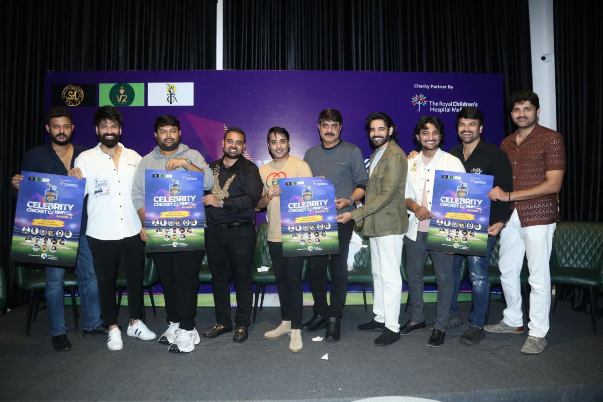 Celebrity Cricket Carnival Soft Poster Launch Photos
