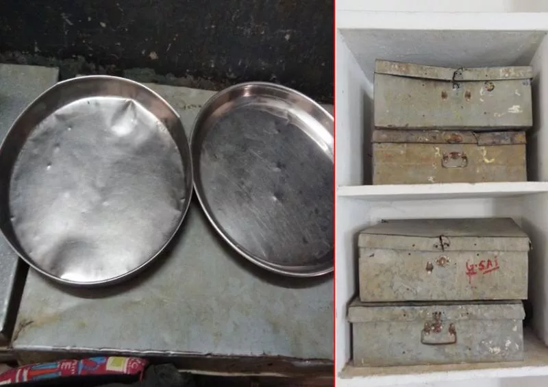 plates and trunk suitcase's distribution sopped in BC hostels  - Sakshi
