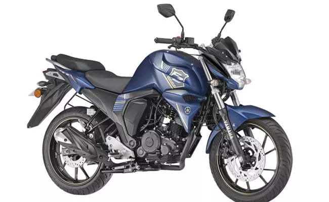 Yamaha launches all new FZS-FI bike priced at Rs 86,042 - Sakshi