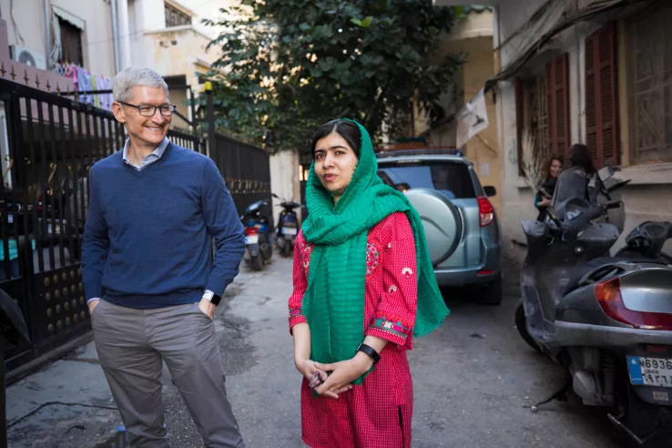 Apple Partners Malala Fund to Support Girls' Education - Sakshi