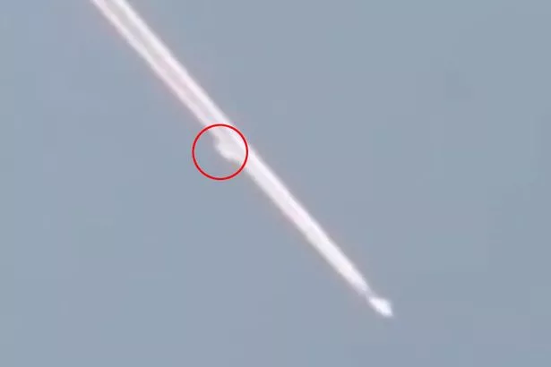 UFO Chasing Military Plane Goes Viral In Social Media - Sakshi
