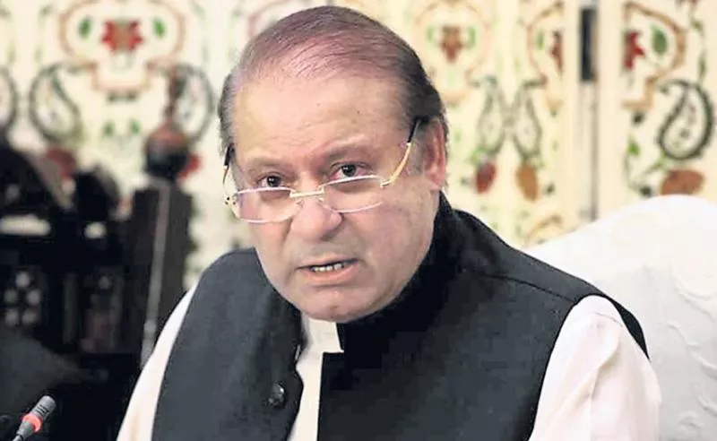 Pakistan Court Orders Lifetime Political Ban Against Sharif - Sakshi
