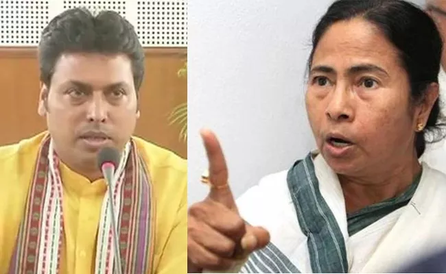 Mamata Banerjee Should Consult A Mental Doctor, Says Tripura CM - Sakshi