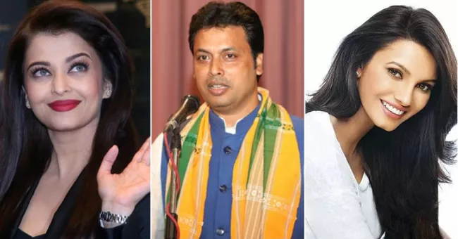 Tripura CM Asks Apology For Comments On Diana Hayden - Sakshi