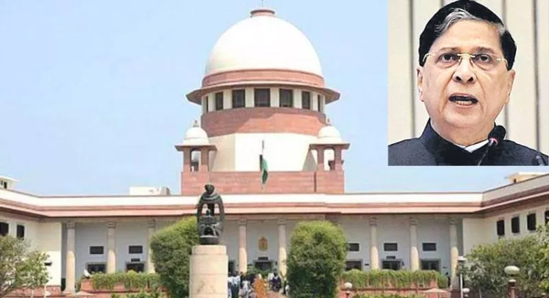 Congress MPs move Supreme Court over impeachment of CJI Dipak Misra - Sakshi