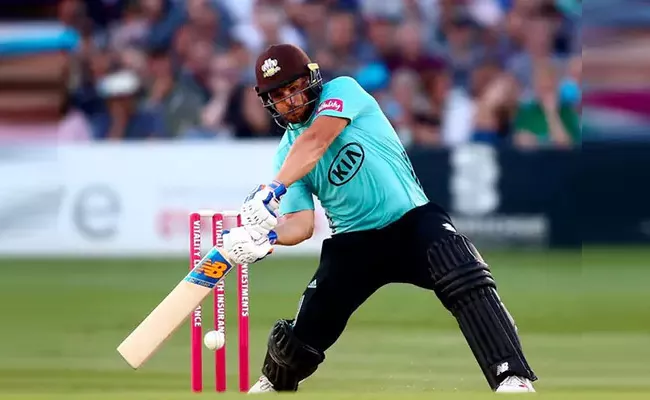 Aaron Finch Sets Surrey Record With T20 Ton - Sakshi