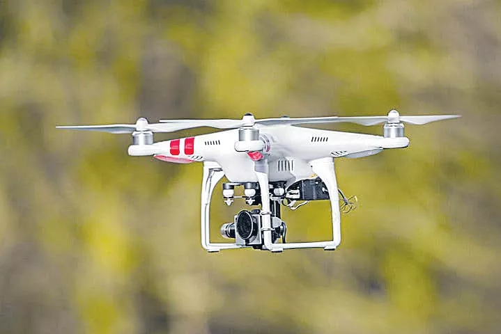 Govt permits flying commercial drones  - Sakshi