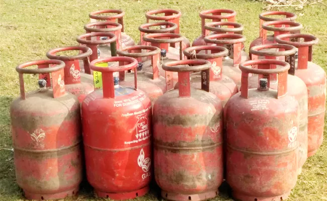 Gas Cylinder Price hikes - Sakshi