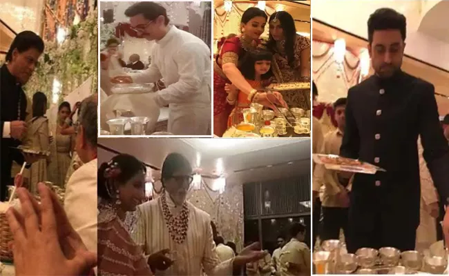 Abhishek Bachchan Response On Food Serving At Isha Ambani Reception - Sakshi