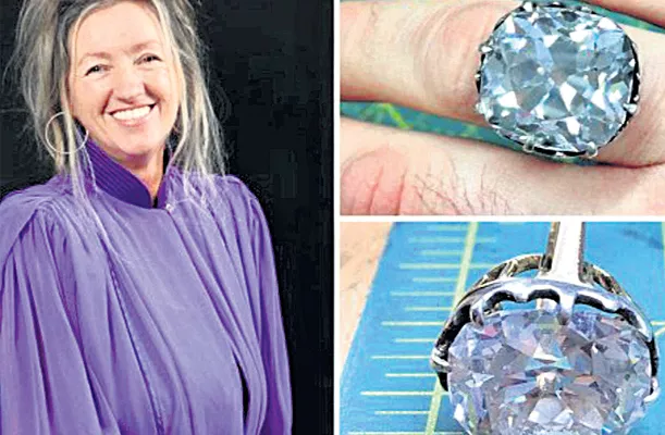 Debra Goddard Realises The Glass Ring She Bought On Sale Was A Diamond - Sakshi