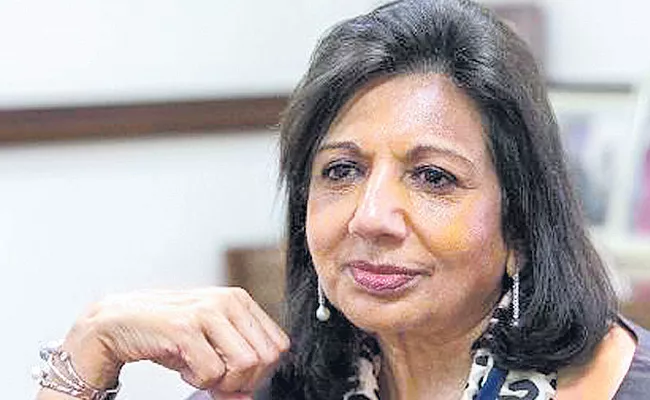 Not getting enough number of women for leadership roles: Kiran Mazumdar Shaw  - Sakshi