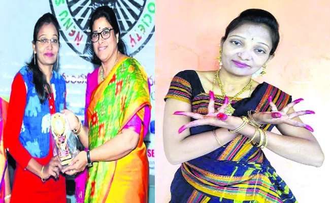 A Woman's Success In three Arts In Nizamabad - Sakshi