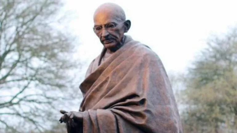 Mahatma Gandhis Statue Found Vandalised In Odisha School - Sakshi