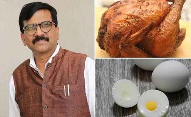 Netizens Want Mutton and Beef Added To Veg Over Sanjay Raut Demand - Sakshi