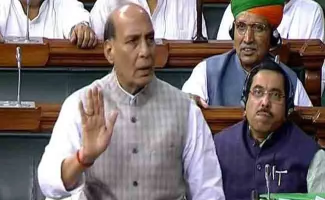 Rajnath Singh Says Pak Can Not Fight Full Fledged War With India - Sakshi
