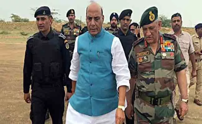 Rajnath Singh Comments On India Nuclear Policy - Sakshi