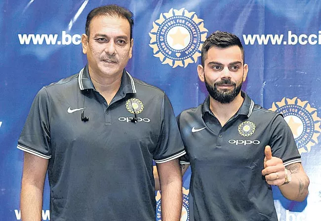 Ravi Shastri reappointed head coach of Indian team - Sakshi