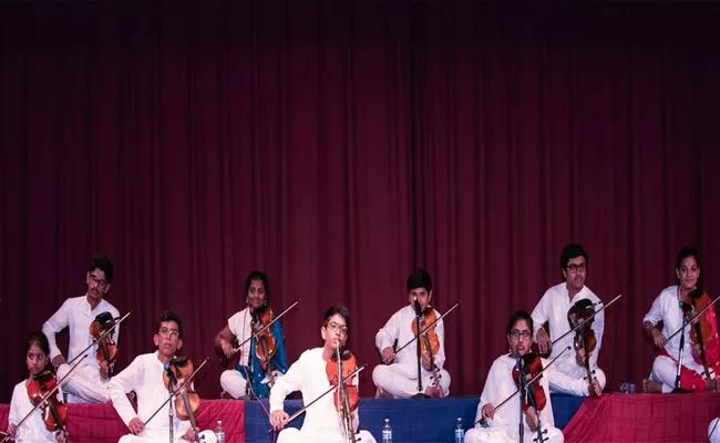 ATA And Chicago Andhra Association Conduct Violin concerto In Chicago - Sakshi