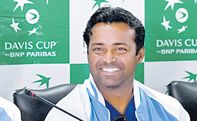 Leander Paes Makes Himself Available For Davis Cup Tie Against Pakistan - Sakshi