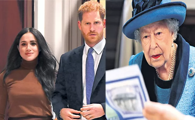 Prince Harry And Meghan Says Bye To Royal Palace - Sakshi