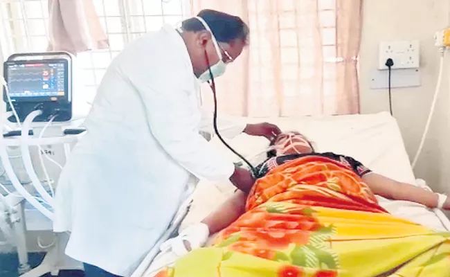 Gandhi Hospital Doctors Negligence on Swine Flu Patient - Sakshi