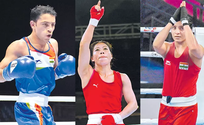 Amit And Mary Kom And Simranjit Qualify For Tokyo Olympics - Sakshi