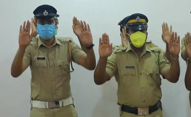 Viral Video: Kerala Police Dance Video Of Handwashing About Corona - Sakshi