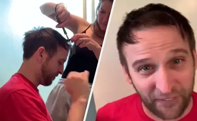 Hilarious: Wife Tries To Quarantine Haircut To Husband - Sakshi