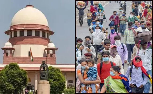 Supreme Court notice to Centre over migrants - Sakshi