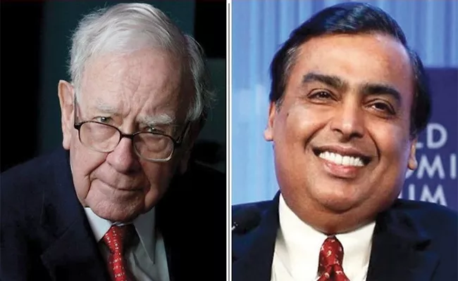  RIL Chairman Mukesh Ambani is now richer than Warren Buffett - Sakshi