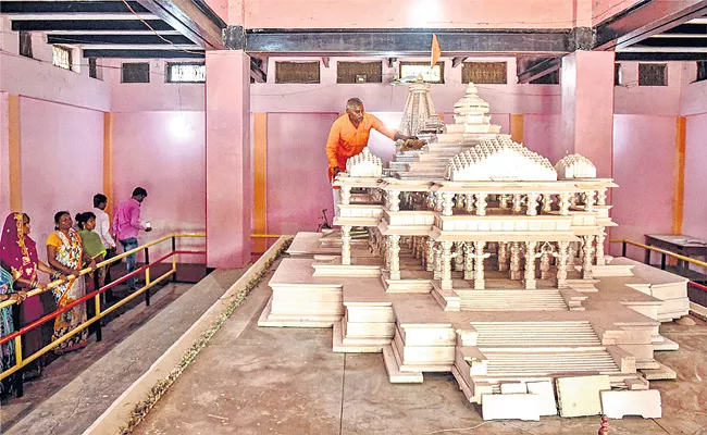 Ayodhya Ram temple construction may start in August - Sakshi
