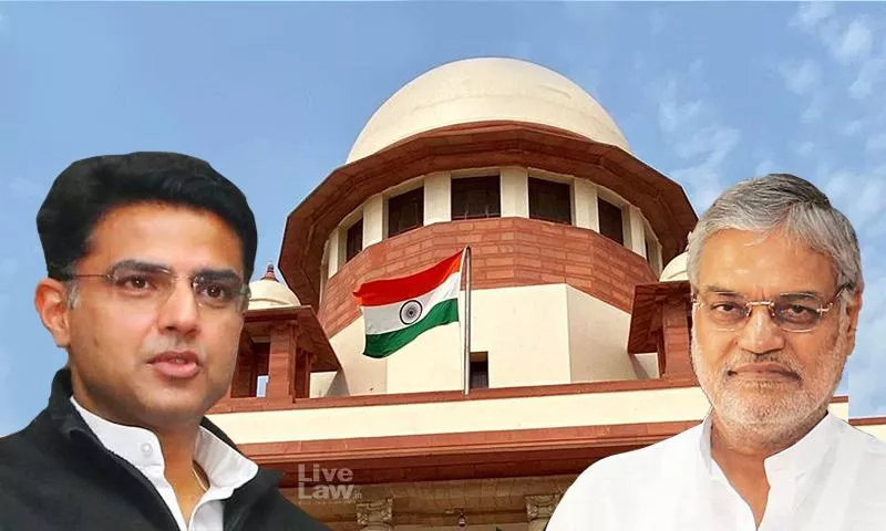 Rajasthan Speaker Drops Supreme Court Plea Against Sachin Pilot - Sakshi