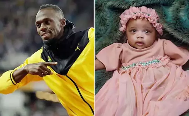 Usain Bolt Reveals His Daughter Photos And Name On His Wife Birthday - Sakshi
