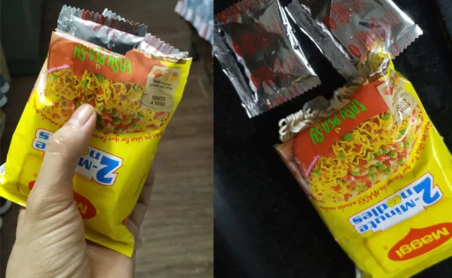 Man Got Two Masala Packets In A Single Pack Of Maggi Noodles - Sakshi