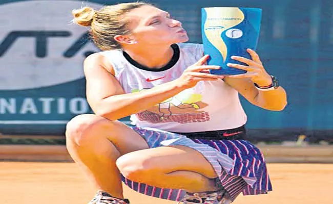Simona Halep Won The Title In Prague Open Tournament - Sakshi